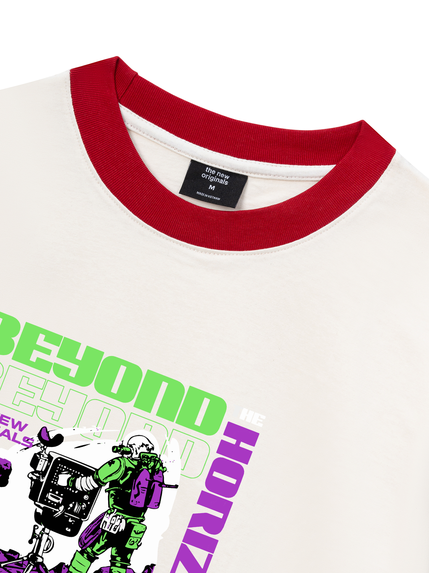 Áo Thun Ringer Relaxed Fit Be Bold Beyond The Horizon