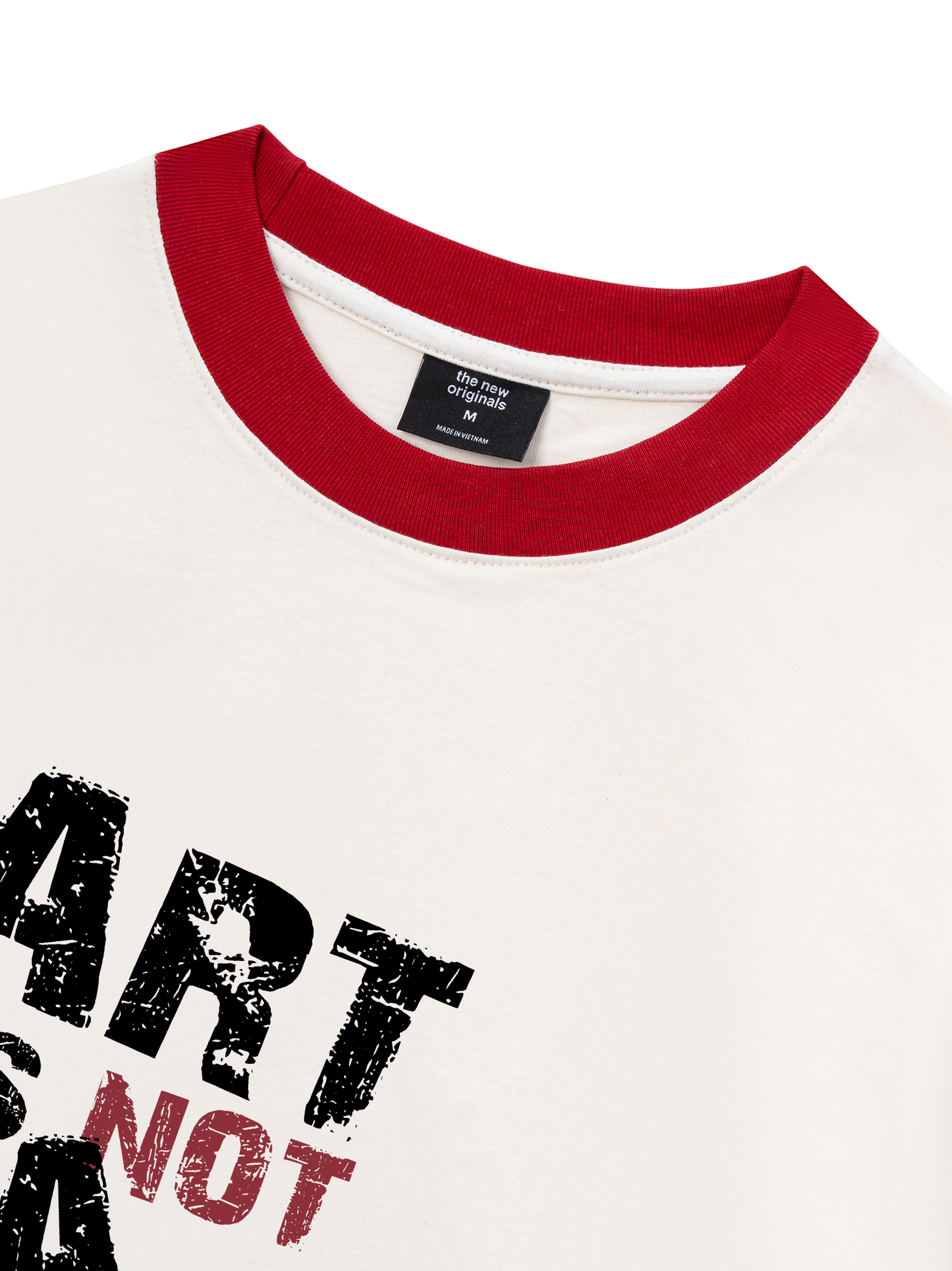 Áo Thun Ringer Relaxed Fit Be Bold Art Is Not A Crime