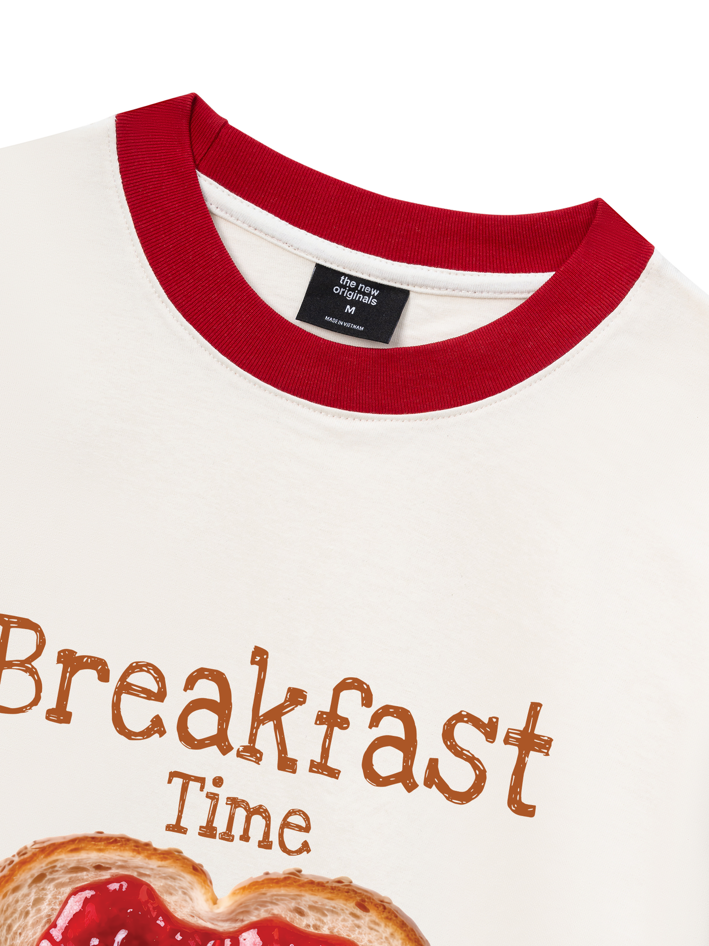 Áo Thun Ringer Relaxed Fit Breakfast Time