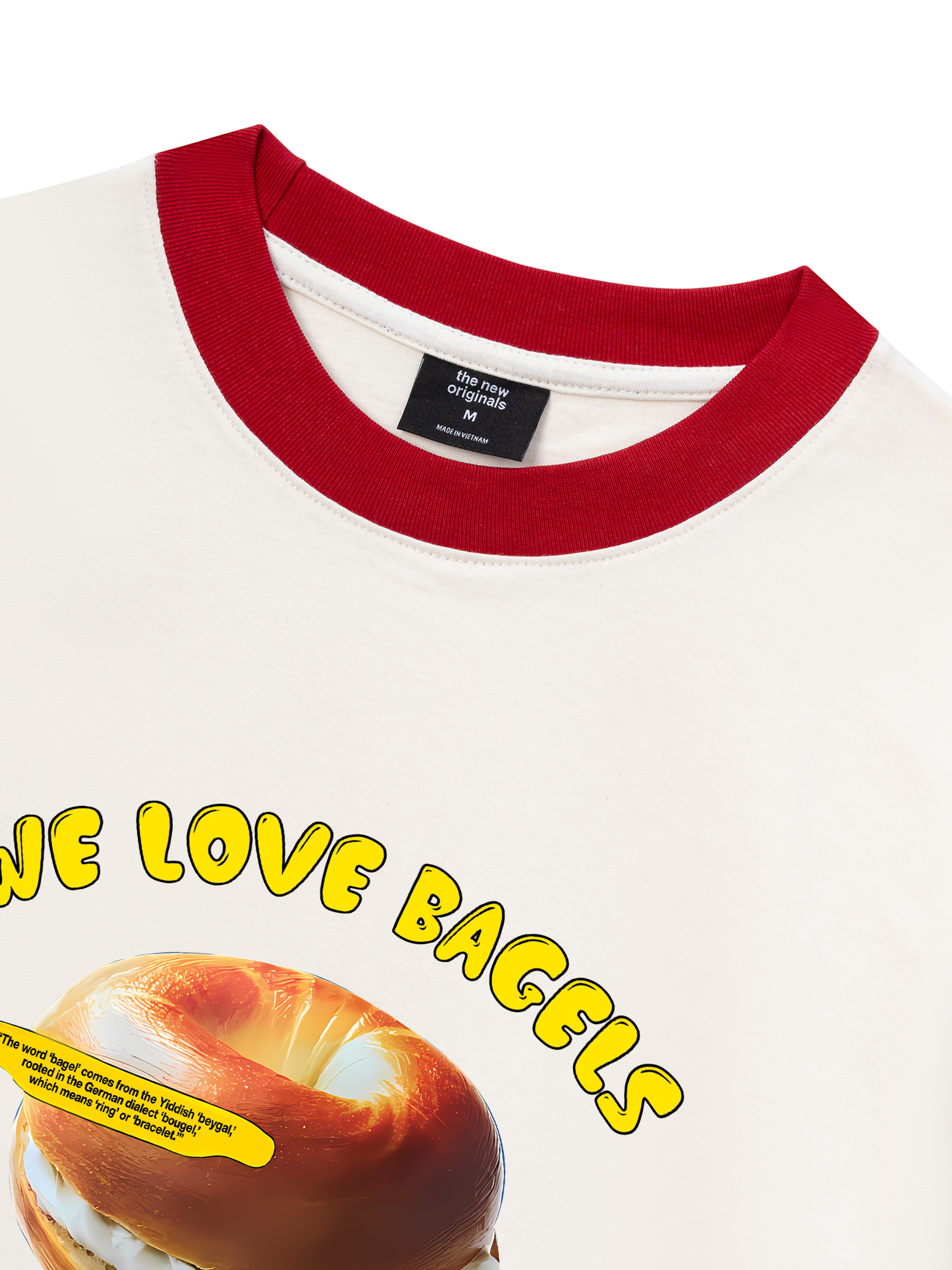 Áo Thun Ringer Relaxed Fit Sweet Pastry We Love Baggles