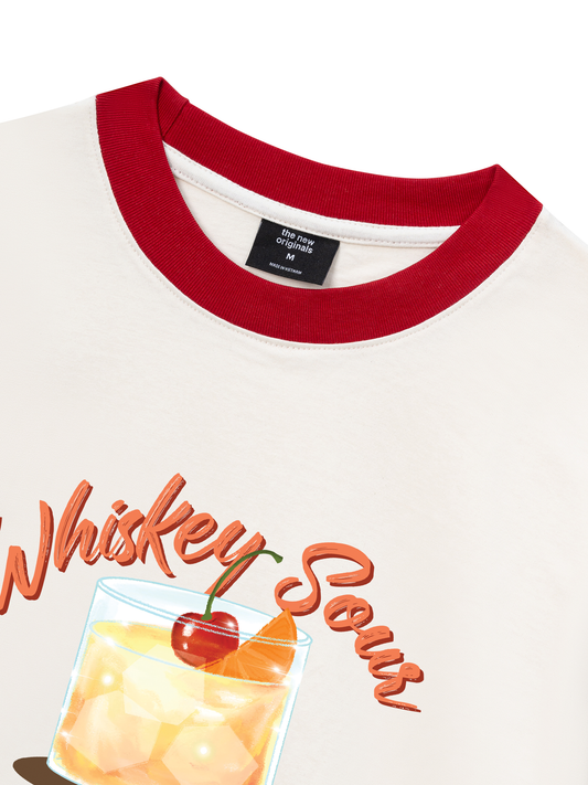 Áo Thun Ringer Relaxed Fit Whiskey Sour