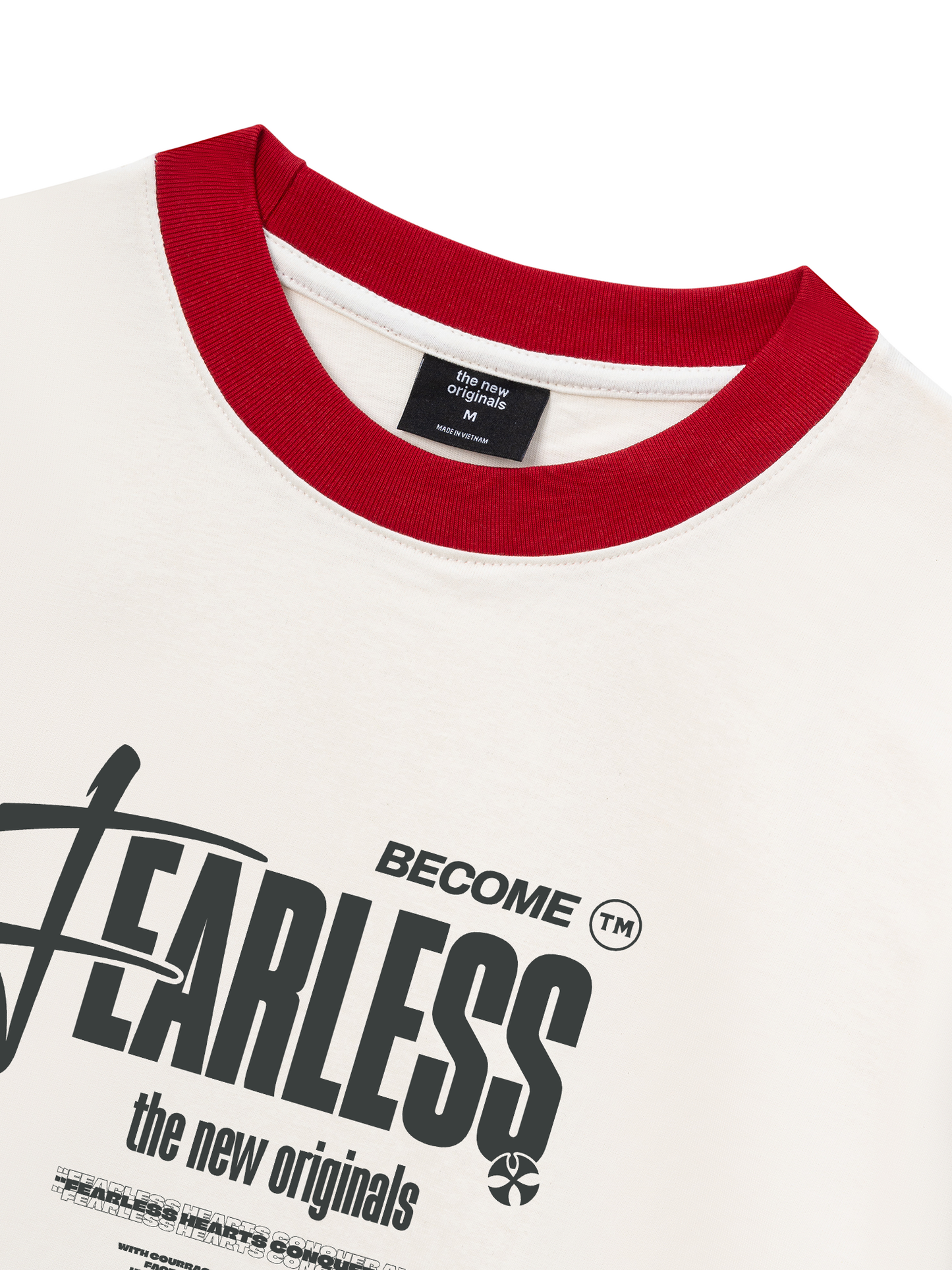 Áo Thun Ringer Relaxed Fit Be Bold Become Fearless