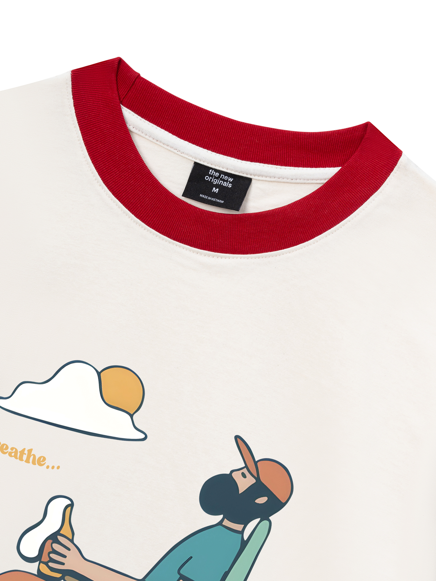 Áo Thun Ringer Relaxed Fit Let_s breathe