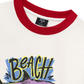 Áo Thun Ringer Relaxed Fit Ocean Beach Vibes Shark