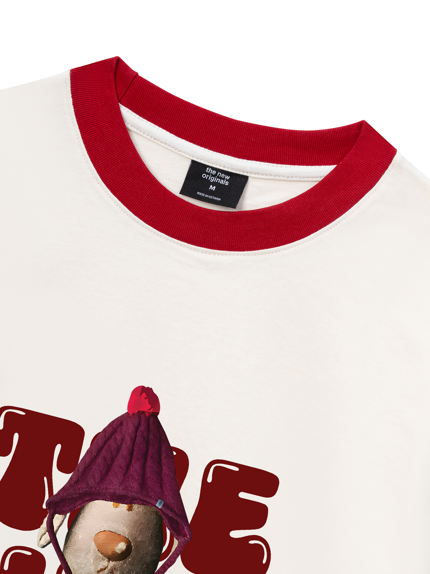 Áo Thun Ringer Relaxed Fit Cute Puppy