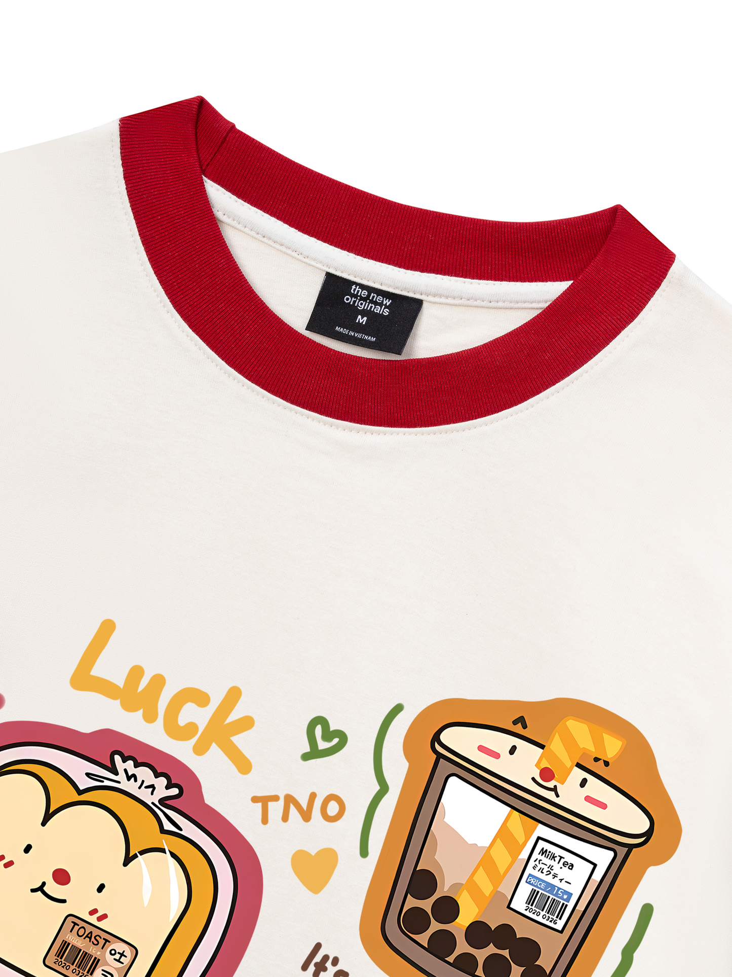 Áo Thun Ringer Relaxed Fit Sweet Pastry Cute Bento