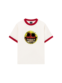 Áo Thun Ringer Relaxed Fit - Gangster Smiley