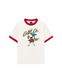 Áo Thun Ringer Relaxed Fit Ocean Shark Surf