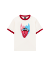 Áo Thun Ringer Relaxed Fit BOUNCE BACK© two-tone devil lip