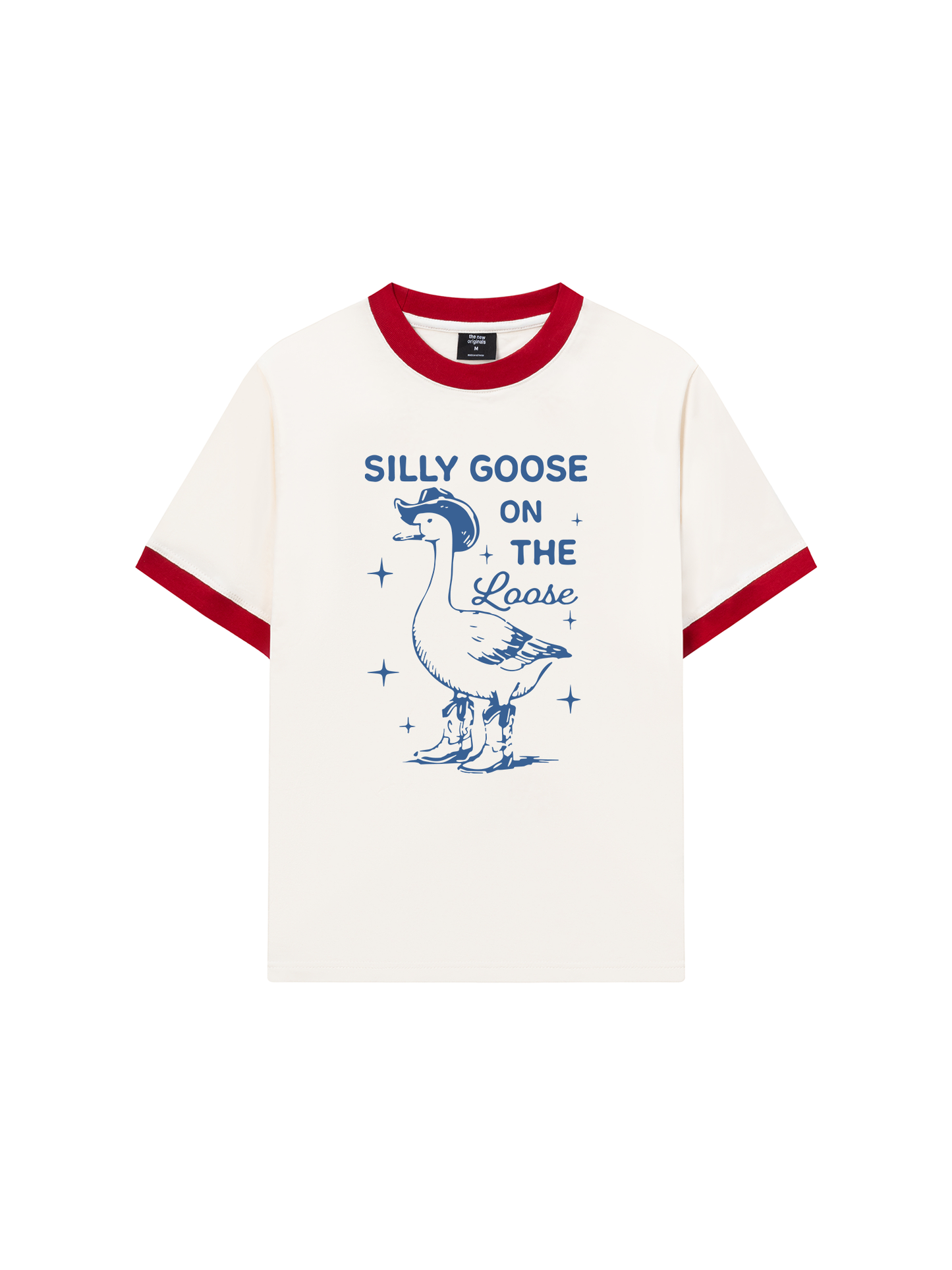 Áo Thun Ringer Relaxed Fit Silly goose