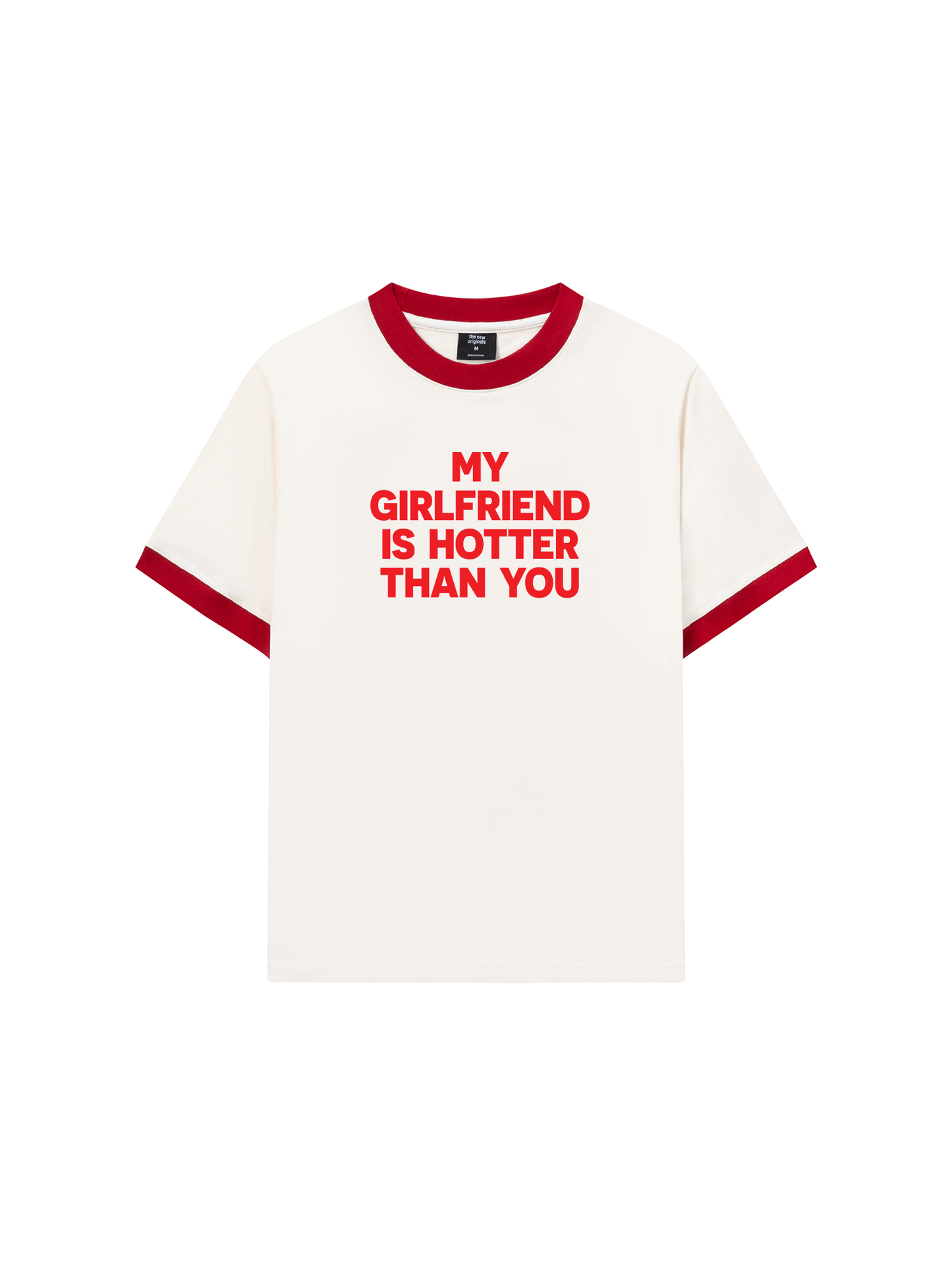 Áo Thun Ringer Relaxed Fit Life Vibe My Girlfriend