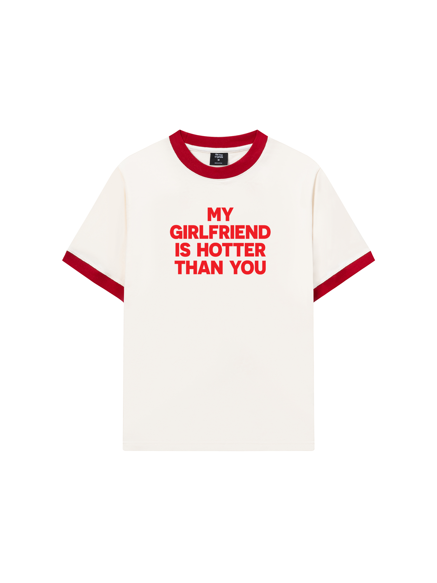Áo Thun Ringer Relaxed Fit Life Vibe My Girlfriend