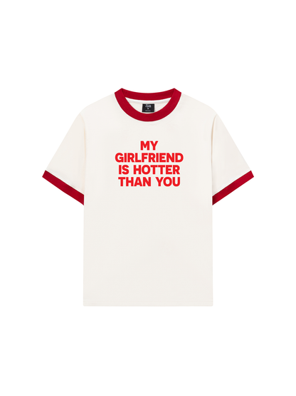 Áo Thun Ringer Relaxed Fit Life Vibe My Girlfriend