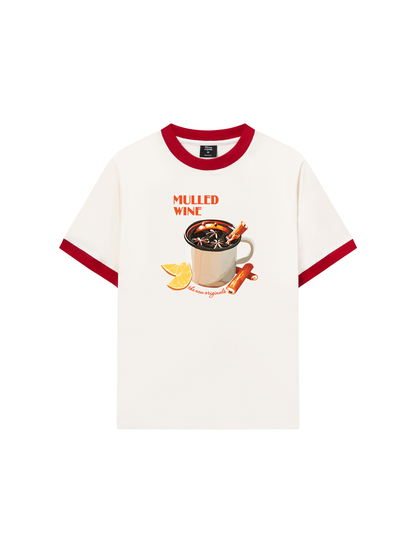 Áo Thun Ringer Relaxed Fit MULLED WINE