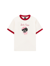 Áo Thun Ringer Relaxed Fit Animal Barbie Puppy
