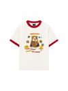 Áo Thun Ringer Relaxed Fit Sweet Pastry And Puppy Duck