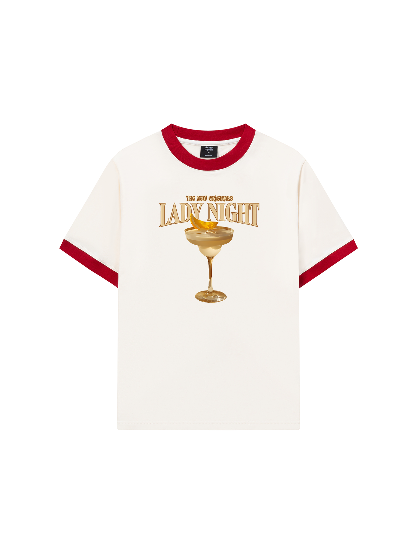 Áo Thun Ringer Relaxed Fit Fresh Lady Night