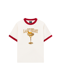 Áo Thun Ringer Relaxed Fit Fresh Lady Night