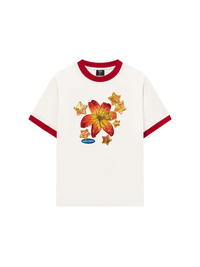 Áo Thun Ringer Relaxed Fit Blooming in the Stars