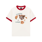 Áo Thun Ringer Relaxed Fit Cute Dog Yummy Cookie