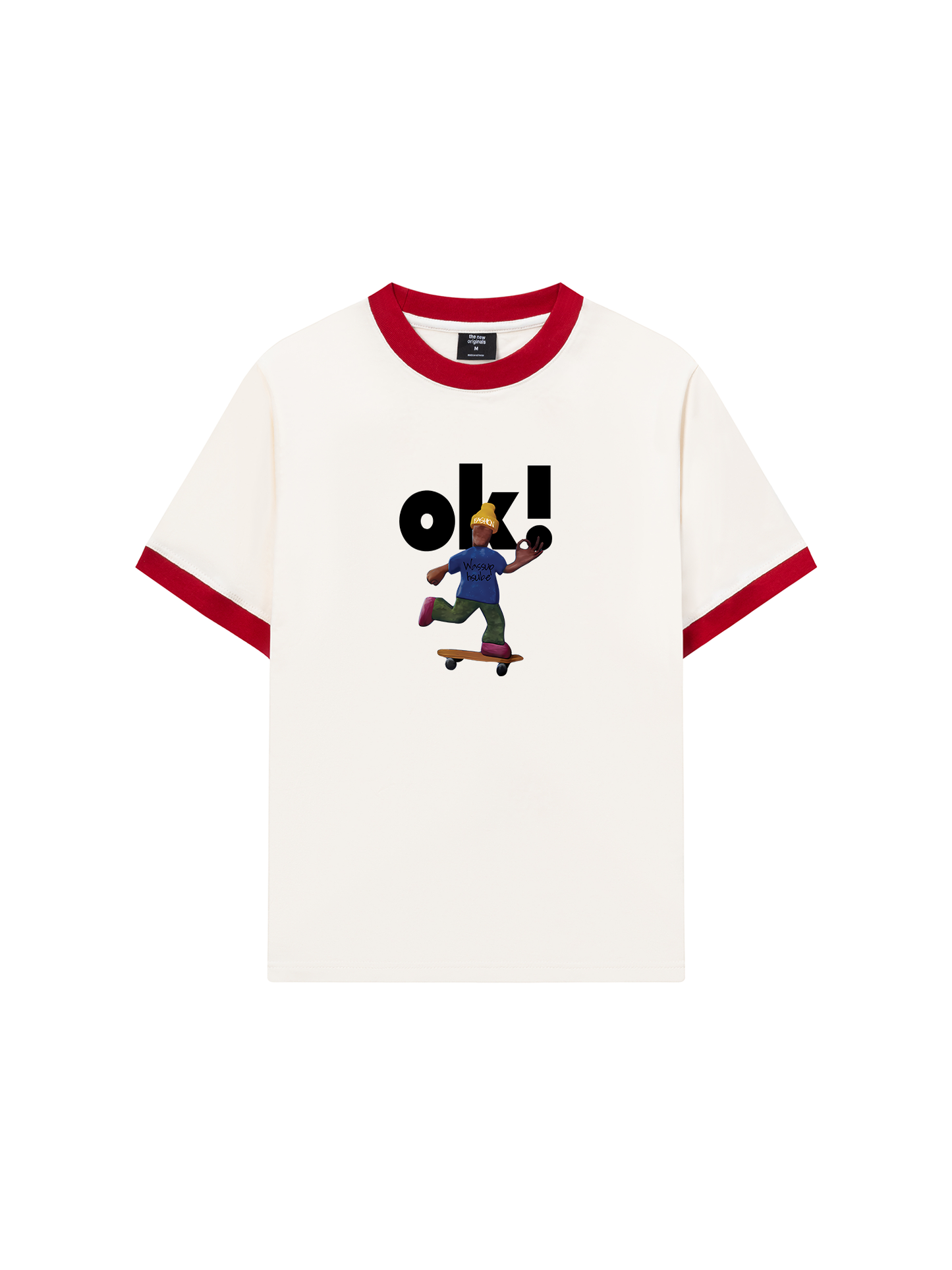 Áo Thun Ringer Relaxed Fit Weekend OK Skate