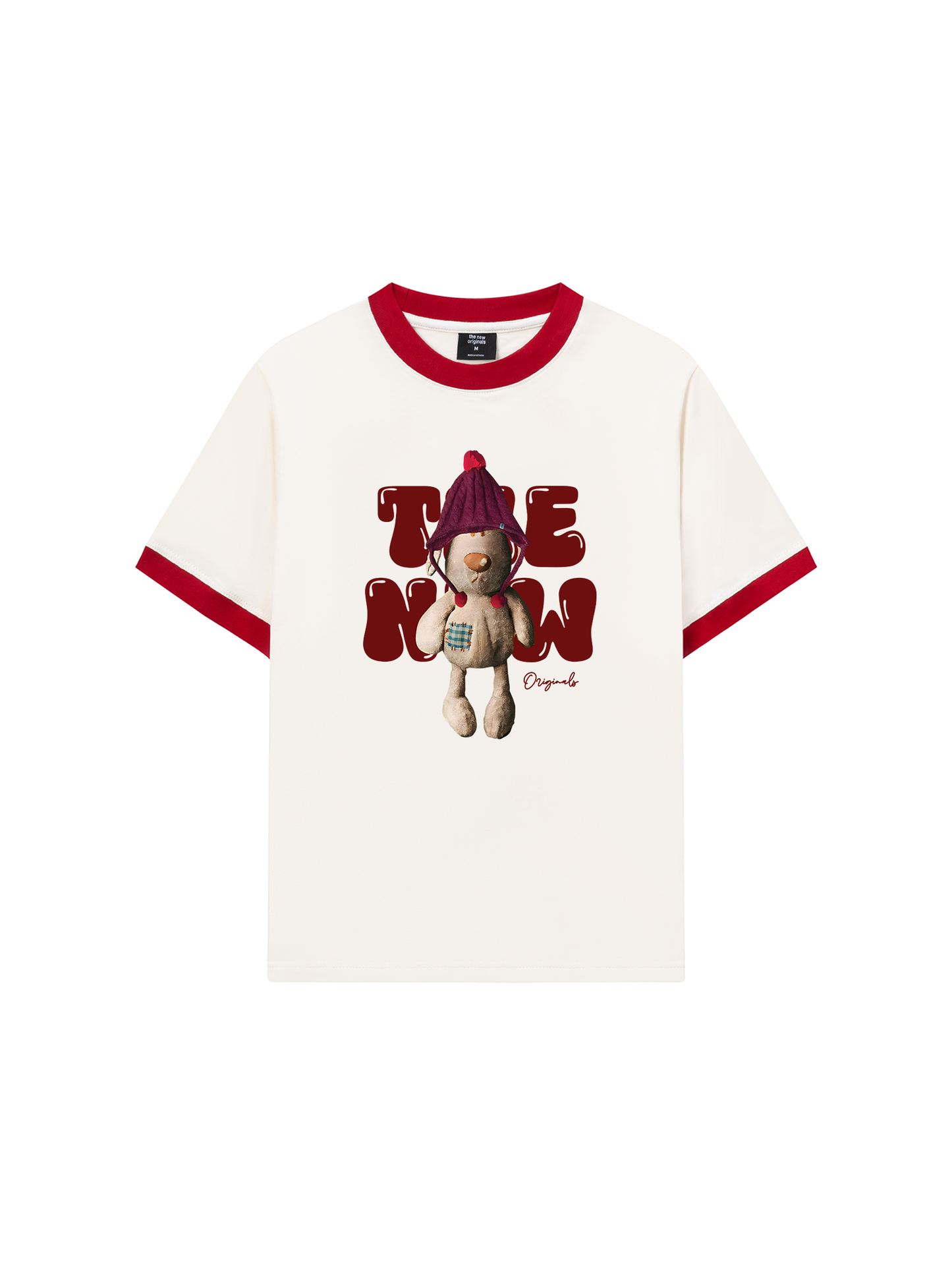 Áo Thun Ringer Relaxed Fit Cute Puppy