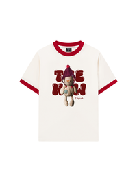 Áo Thun Ringer Relaxed Fit Cute Puppy