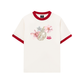 Áo Thun Ringer Relaxed Fit Pearl Bloom_