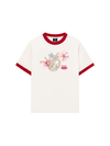 Áo Thun Ringer Relaxed Fit Pearl Bloom_