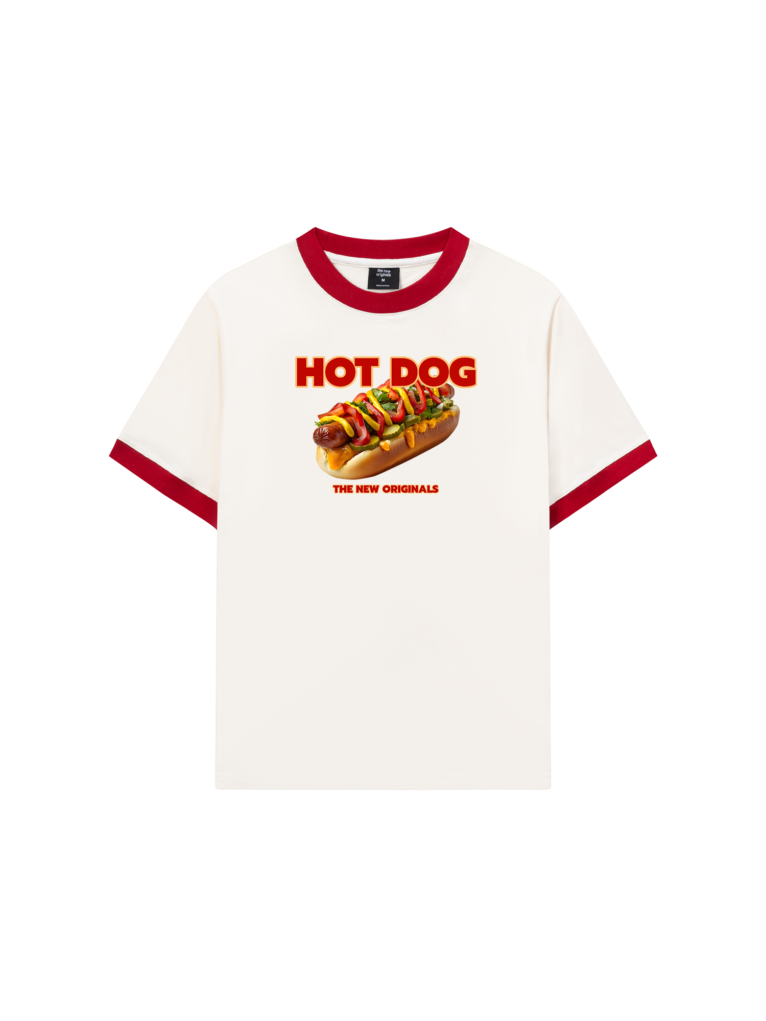Áo Thun Ringer Relaxed Fit Foody Hot Dog