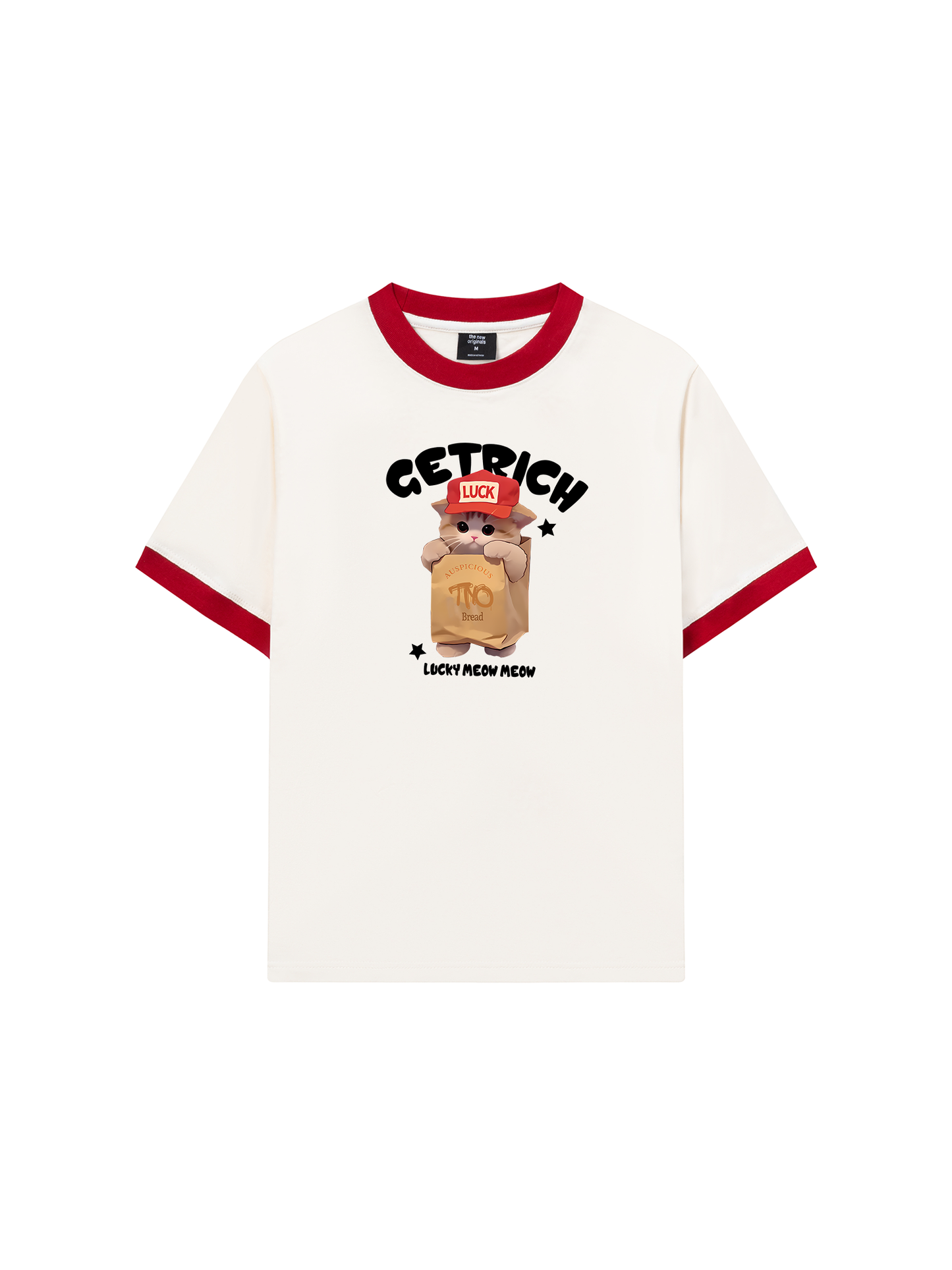 Áo Thun Ringer Relaxed Fit Animal Couple For Girl