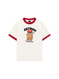 Áo Thun Ringer Relaxed Fit Animal Couple For Girl