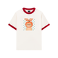Áo Thun Ringer Relaxed Fit Animal Meow Pumpkin