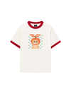 Áo Thun Ringer Relaxed Fit Animal Meow Pumpkin