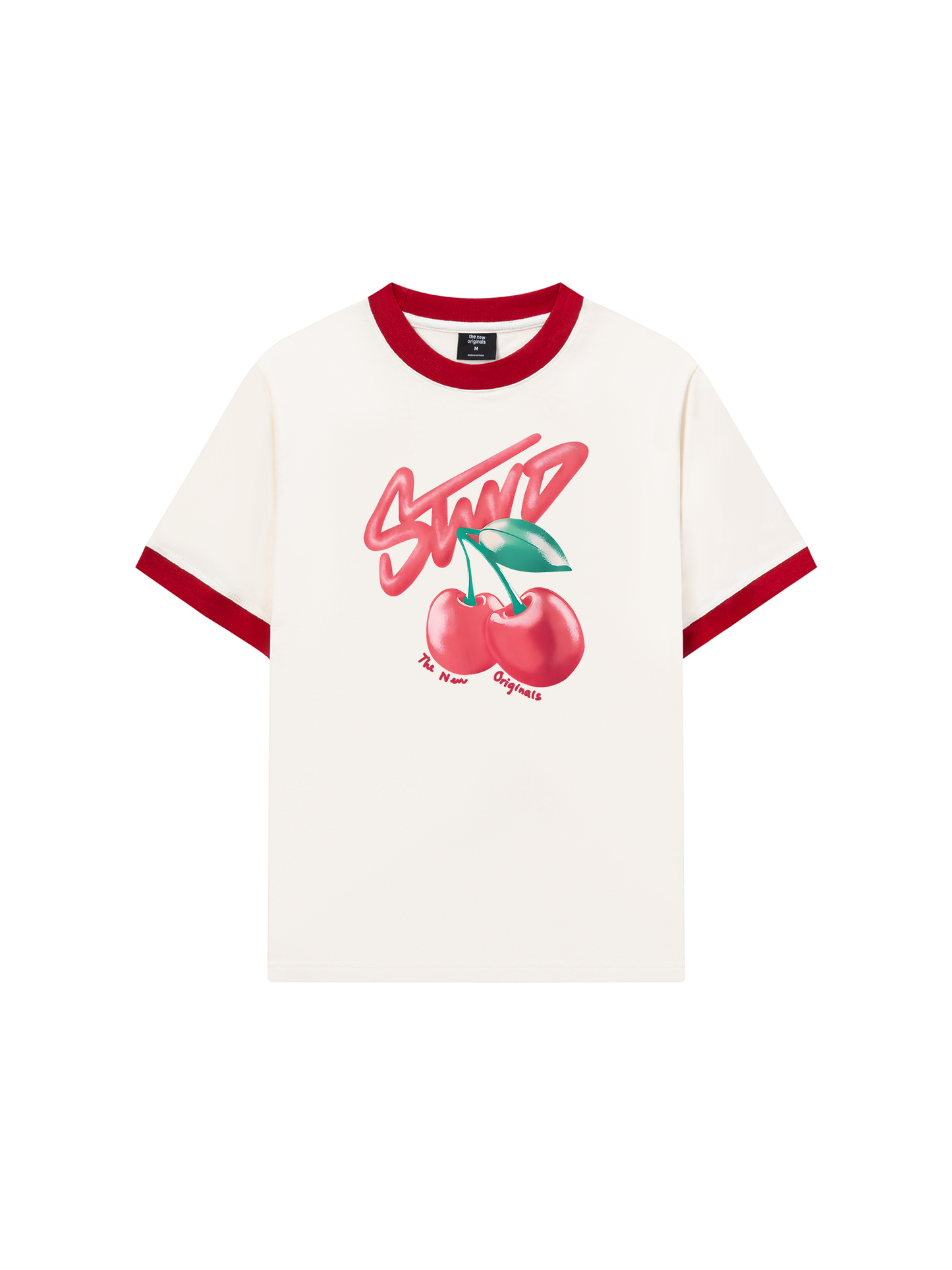 Áo Thun Ringer Relaxed Fit Summer Vibes Berry Stwd