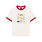 Áo Thun Ringer Relaxed Fit Animal Cute Puppy Things