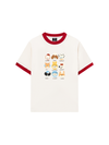 Áo Thun Ringer Relaxed Fit Animal Cute Puppy Things