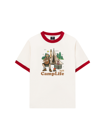 Áo Thun Ringer Relaxed Fit Camplife Original