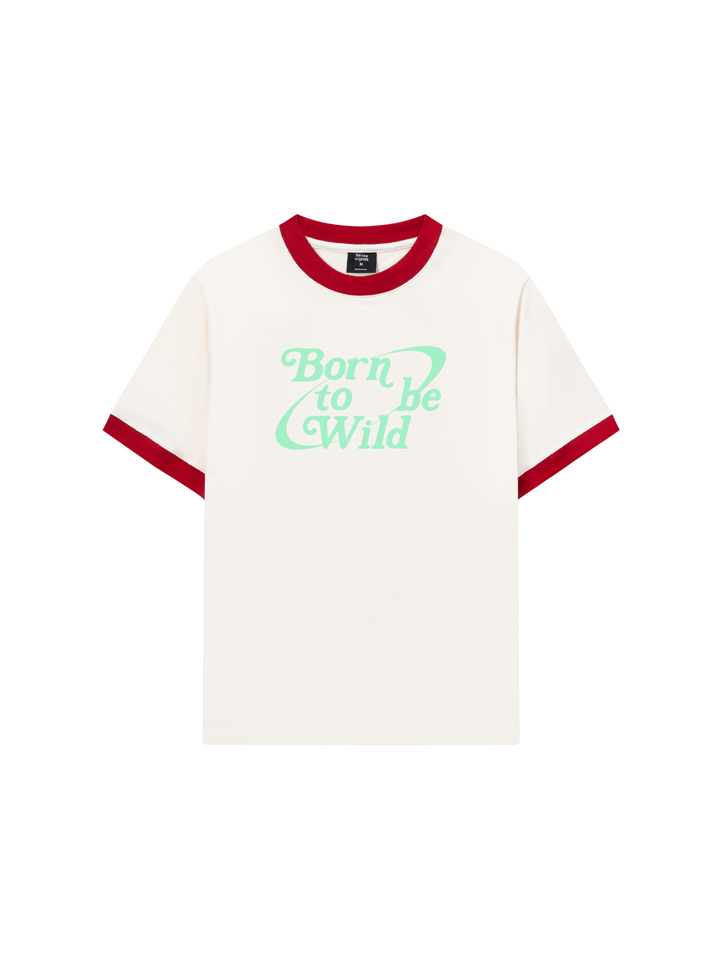 Áo Thun Ringer Relaxed Fit Born To Be Wild