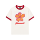 Áo Thun Ringer Relaxed Fit Summer Vibes Hawai Flower