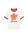 Áo Thun Ringer Relaxed Fit Summer Vibes Hawai Flower