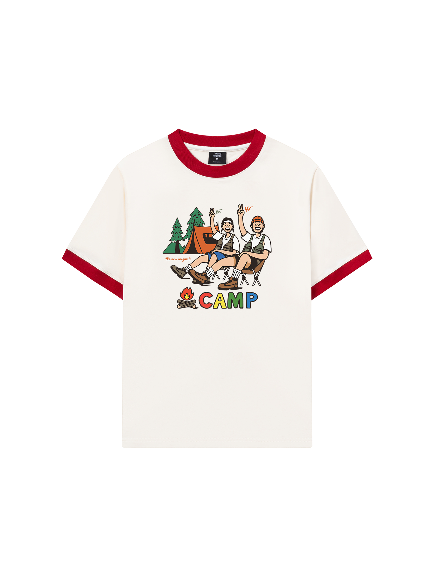 Áo Thun Ringer Relaxed Fit Go Camping