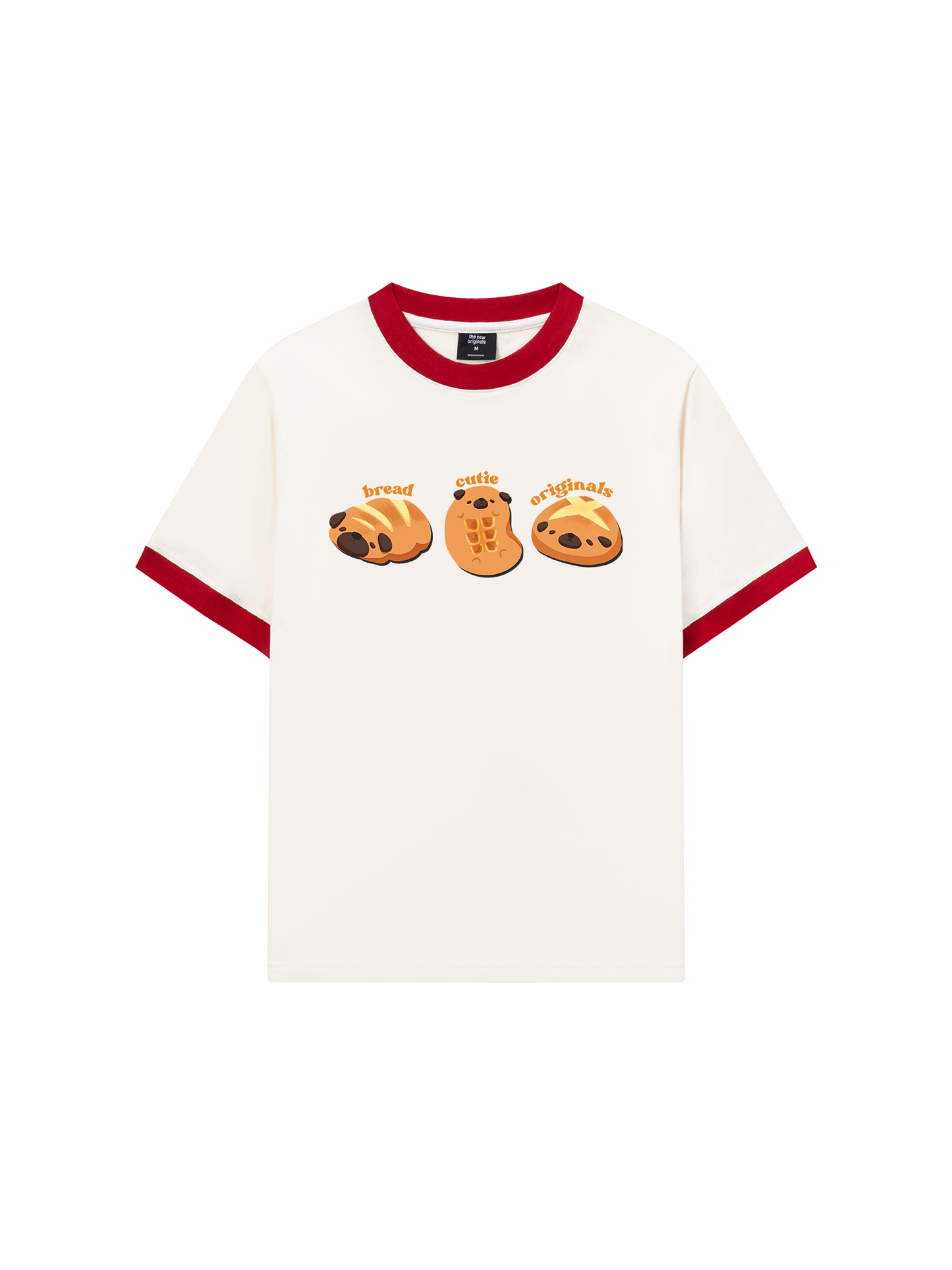 Áo Thun Ringer Relaxed Fit Cutie Bread