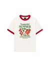Áo Thun Ringer Relaxed Fit Suummer Vibes Tomato Girl