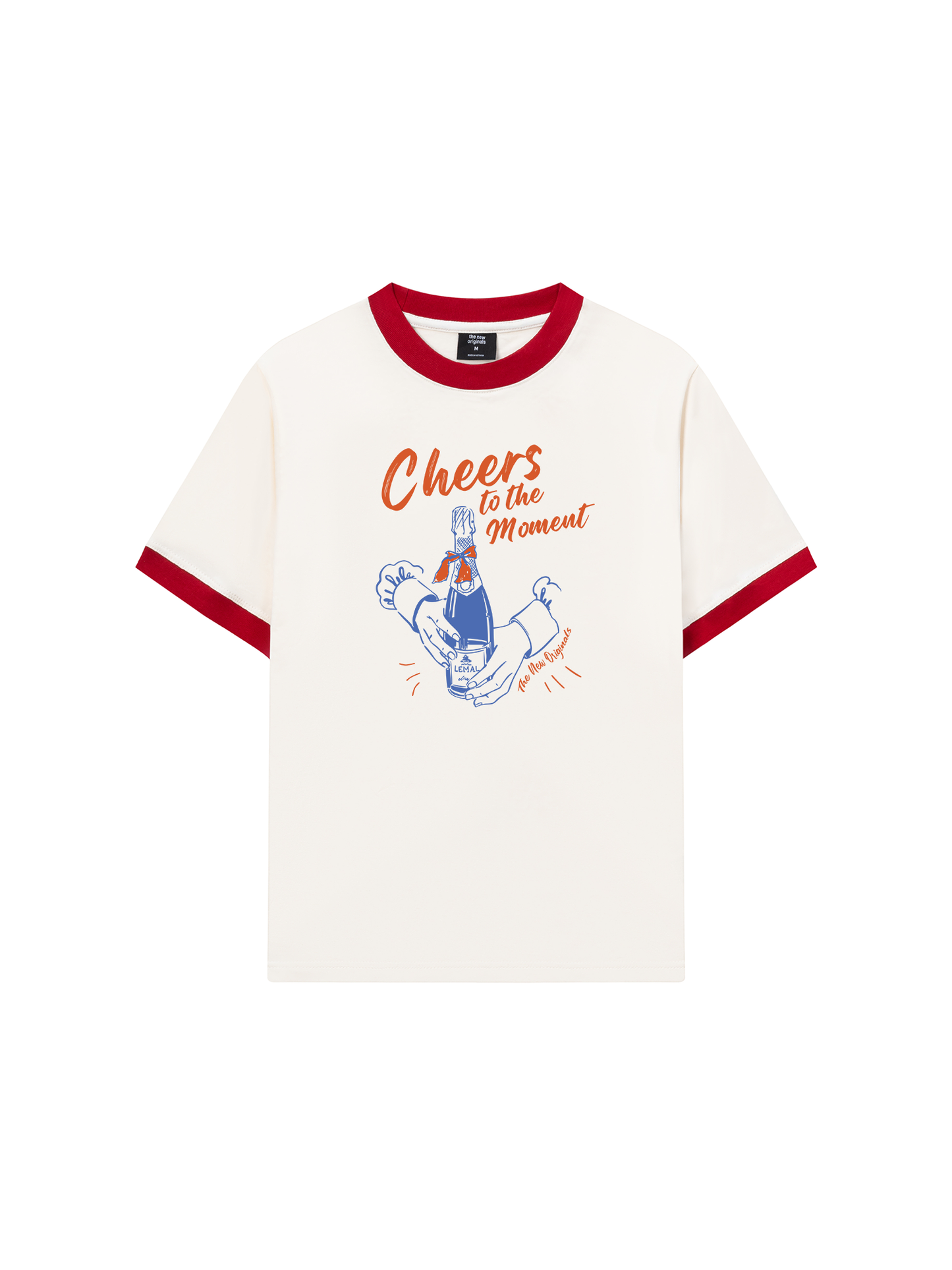 Áo Thun Ringer Relaxed Fit cheer to the moment