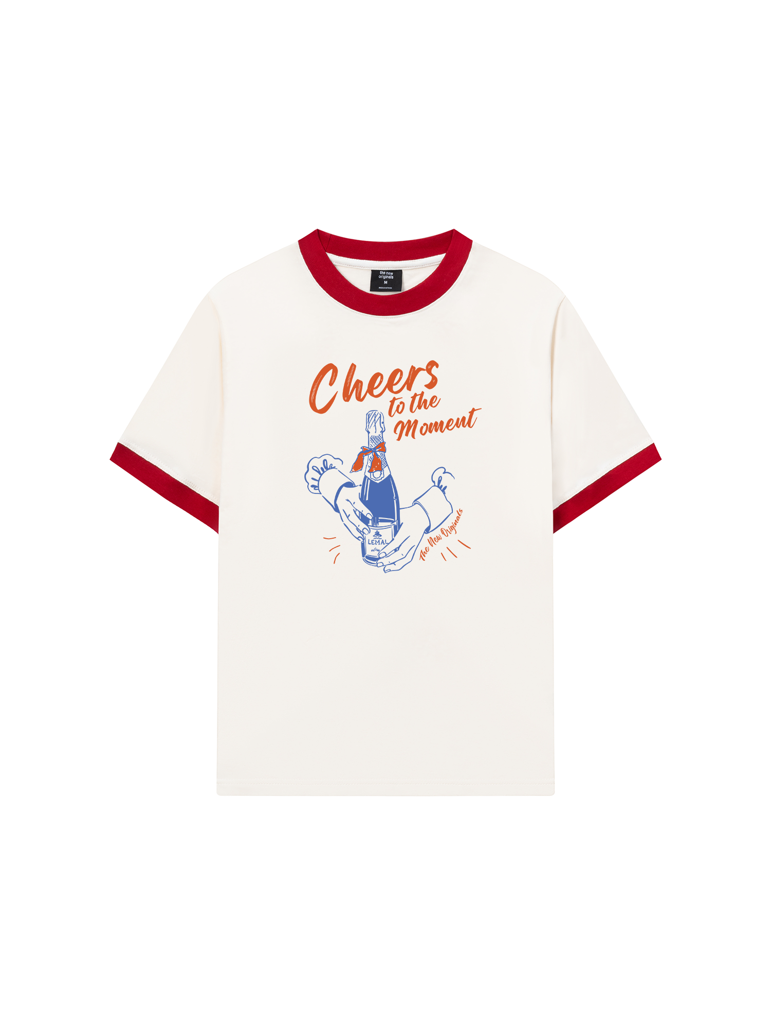 Áo Thun Ringer Relaxed Fit cheer to the moment