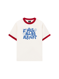 Áo Thun Ringer Relaxed Fit It Will All Be Alright