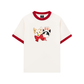 Áo Thun Ringer Relaxed Fit Animal Mood Bestie Puppy And Meow