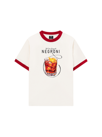 Áo Thun Ringer Relaxed Fit negroni