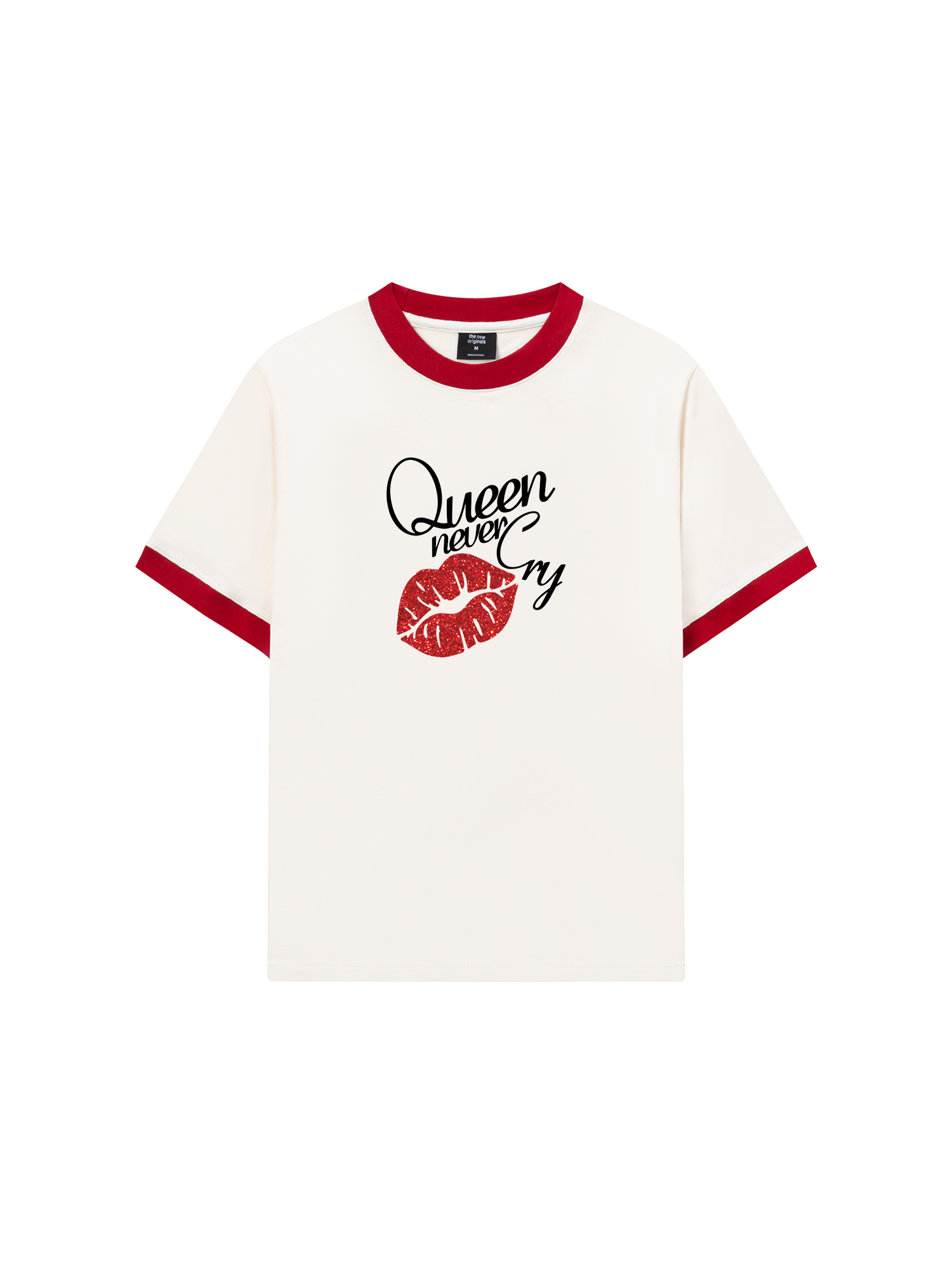 Áo Thun Ringer Relaxed Fit Queen never cry